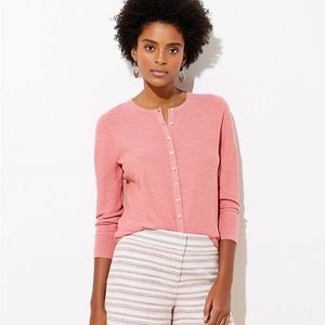 NWT TEXTURED 3/4 SLEEVE CARDIGAN